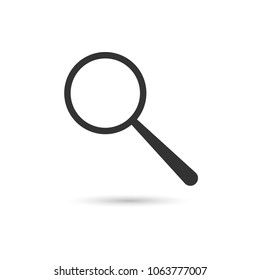 Lens, search. Vector illustration