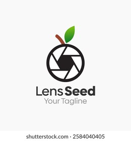 Lens Seed Logo Design Template. Good for Business, Agency, Community and Organization