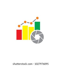 Lens Stat Logo Icon Design