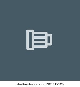 Lens vector icon. Lens concept stroke symbol design. Thin graphic elements vector illustration, outline pattern for your web site design, logo, UI. EPS 10.