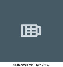 Lens vector icon. Lens concept stroke symbol design. Thin graphic elements vector illustration, outline pattern for your web site design, logo, UI. EPS 10.