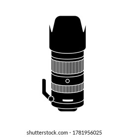 Lens vector icon. editable. vector illustration