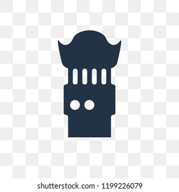 Lens vector icon isolated on transparent background, Lens transparency concept can be used web and mobile