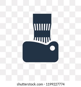 Lens vector icon isolated on transparent background, Lens transparency concept can be used web and mobile