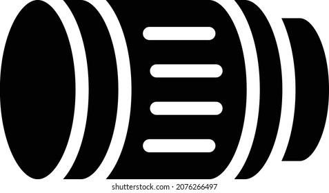 lens Vector illustration on a transparent background. Premium quality symbols. Stroke vector icon for concept and graphic design.
