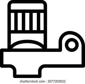 lens Vector illustration on a transparent background. Premium quality symbols. Stroke vector icon for concept and graphic design.