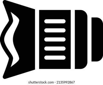 ilustración del vector de lente en un fondo transparente. Símbolos de calidad premium. Icono vectorial de trazo para el concepto y diseño gráfico.