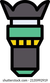 lens Vector illustration on a transparent background. Premium quality symbols. Stroke vector icon for concept and graphic design.