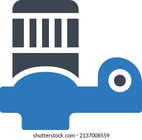 lens Vector illustration on a transparent background. Premium quality symbols. Stroke vector icon for concept and graphic design.