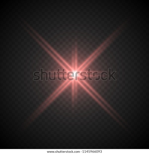 lense flare\
light effect on transparent\
background