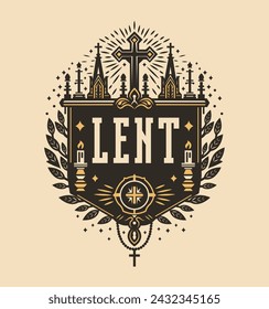 Lent Church design catolic religious tradition holiday 