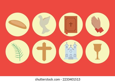 Lent icon symbol design vector flat modern isolated illustration