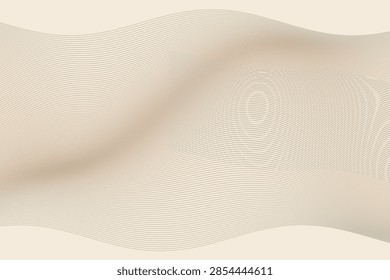 Lenticular wave interference with luminous parallel ribbons