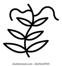 Lentil garden plant icon. Outline Lentil garden plant vector icon for web design isolated on white background