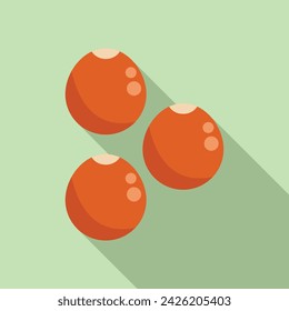 Icono de lenteja vector plano. Semilla de cereales. Alimentos de cereales saludables