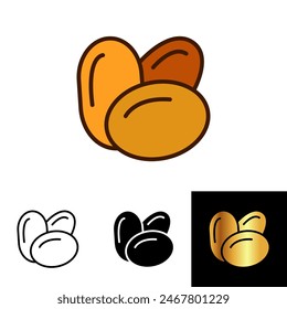 The Lentil icon represents a nutritious legume used in soups, stews, and various healthy culinary dishes.