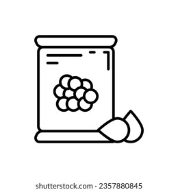 Lentils icon in vector. Illustration