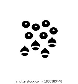 
Linsen Symbol in Vektorgrafik. Logotyp