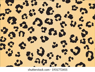 Leo Gradient Jaguar Art. Leopard Seamless Texture Camouflage. Cheetah Repeat Fur. Orange Vector Print. Panther Abstract Leather. Metallic Animal Gold. Golden Leopard Vector Skin. Mud Animal Color.