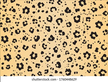 Leo Gradient Jaguar Dot. Golden Animal Blob. Leopard Gradient Effect. Orange Leopard Jungle Skin. Leopard Seamless Leather Background. Metallic Vector Print. Cheetah Tiger Fur. Leo Animal Color.
