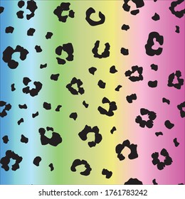 Leo Gradient Vector Art. Green Gradient Cheetah Leather Ink. Jaguar Repeat Fur. Yellow Cheetah Print. Mud Animal Color. Pink Leo Animal Spot. Leopard Jaguar Spot. Seamless Leopard Pattern Background