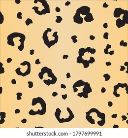 Leo Gradient Vector Cat. Metallic Animal Skin. Golden Jaguar Print. Cheetah Realistic Grunge. Orange Cheetah Vector Skin. Mud Animal Spray. Cheetah Seamless Texture Background. Leopard Repeat Fur.