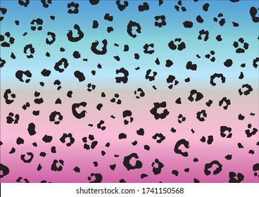 Leo Gradient Vector Cat. Pink Cheetah Print. Violet Animal Foil. Seamless Leopard Leather Camouflage. Purple Seamless Leopard Texture. Leopard Fabric Spot. Blue Mud Animal Print. Jaguar Animal Ink.
