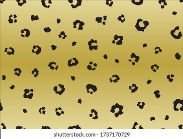 Leo Gradient Vector Fun. Metallic Leopard Jaguar Skin. African Gradient Spatter. Golden Jaguar Print. Cheetah Repeat Fur. Leo Animal Print. Cheetah Seamless Texture Camouflage. Yellow Animal Spot.