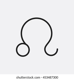 Leo icon illustration isolated vector sign symbol