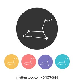 leo icon. vector illustration