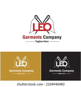 
LEO Letter logo with cap shape for Garments company, Trading, corporate business, construction company for all kinds of digital print, banner, poster, flyer, magazine, Id card, Business card