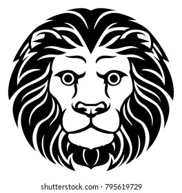 Leo lion horoscope astrology zodiac sign icon