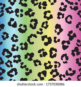 Leo Seamless Jaguar Art. Vector Snake Ink. Gradient Leopard Texture Background. Purple Cheetah Print. Yellow Gradient Panther Texture Fun. Mud Animal Paint. Violet Animal Gold. Leopard Vector Spot.