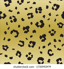 Leo Seamless Jaguar Fun. Yellow Cheetah Fabric Spot. Leopard Gradient Pattern Camouflage. Leopard Tiger Ink. African Seamless Grunge. Mud Animal Splat. Orange Vector Print. Golden Animal Dirt.