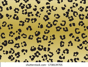 Leo Seamless Vector Art. Metallic Jaguar Print. Cheetah Animal Fur. Golden Animal Gold. Leo Animal Color. Leopard Seamless Texture. Orange Leopard Vector Skin. Cheetah Gradient Texture Camouflage.