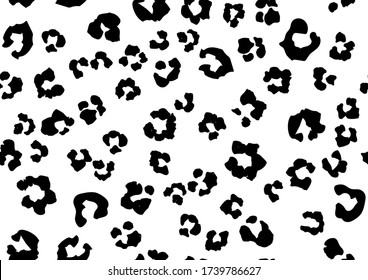 Leo Seamless Vector Dot. Cheetah Abstract Grunge. Mud Animal Splat. White Jaguar Print. Snow Cheetah Trendy Skin. Black Animal Blob. Cheetah Seamless Texture Camouflage. White Leopard Repeat Fur.