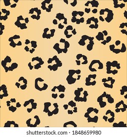 Punto de vectores sin cable Leo. Impresión de Jaguar dorado. Suciedad animal metálica. Camuflaje del patrón de degradado de leopardo. Piel de la Jungla de Chita Naranja. Glitter sin Marea. Impresión de animales de barro. Piel Sucia Leopardo.