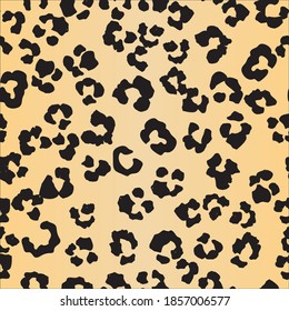 Leo Seamless Vector Dot. Leopard Gradient Leather Camouflage. Orange Jaguar Print. Metallic Animal Dirt. African Gradient Effect. Golden Leopard Vector Skin. Leo Animal Paint. Cheetah Dirty Fur.
