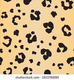 Leo Seamless Vector Dot. Orange Animal Skin. Golden Jaguar Print. Leopard Gradient Texture Background. Panther Seamless Leather. Leo Animal Color. Leopard Repeat Ink. Metallic Cheetah Jaguar Skin.