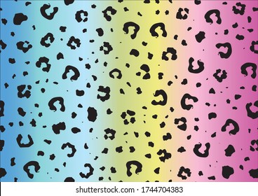 Fourrure De Vecteur Léon Sans Fil. Plomb d'animaux leo bleus. Cuir Cheetah Gradient Jaune. Cheetah Jungle Spot. Le Blot d'animaux roses. Papier Leopard mauve. Fourrure de luxe Jaguar. Camouflage de texture Gradient Cheetah.