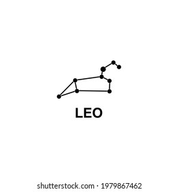 Leo star zodiac icon vector sign symbol