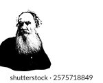 Leo Tolstoy Portrait Sketch Drawing