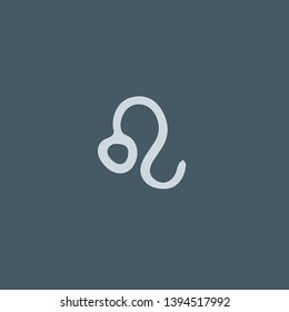 Leo vector icon. Leo concept stroke symbol design. Thin graphic elements vector illustration, outline pattern for your web site design, logo, UI. EPS 10.