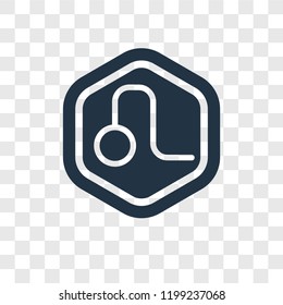 Leo vector icon isolated on transparent background, Leo transparency logo concept