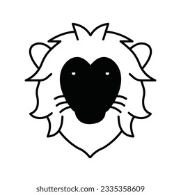 Leo Vector icon which can easily modify or edit

