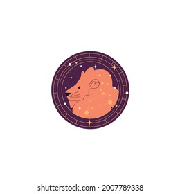 Leo Vector On White Background