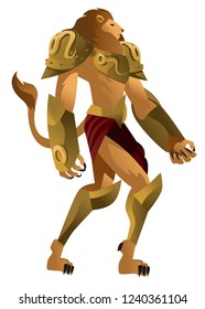 leo zodiac lion knight