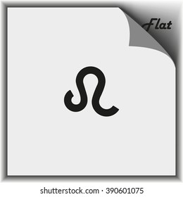 Leo zodiac sign.