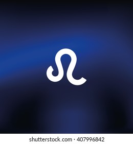 Leo zodiac sign.