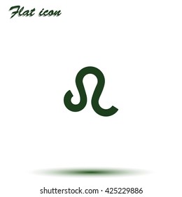 Leo zodiac sign.